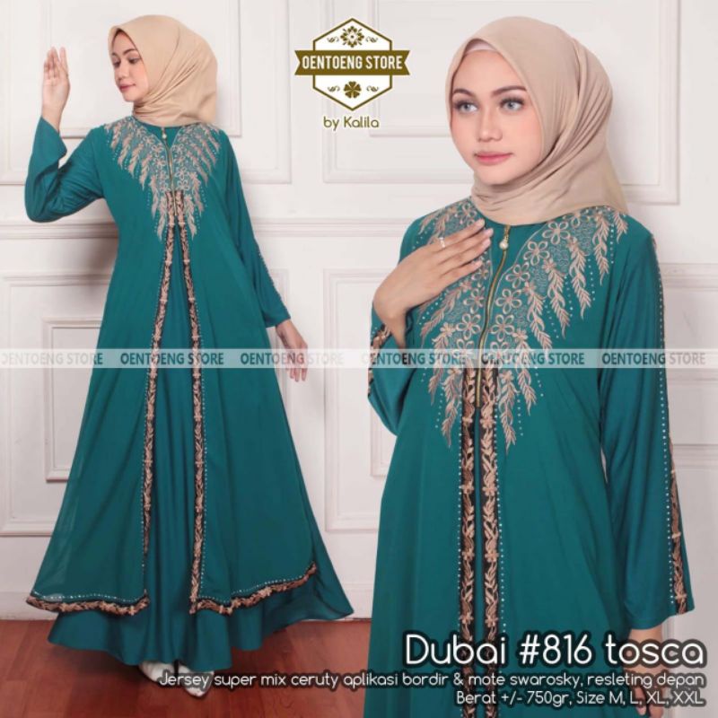 Abaya turki # Dress Dubai 816 ori oentoeng store