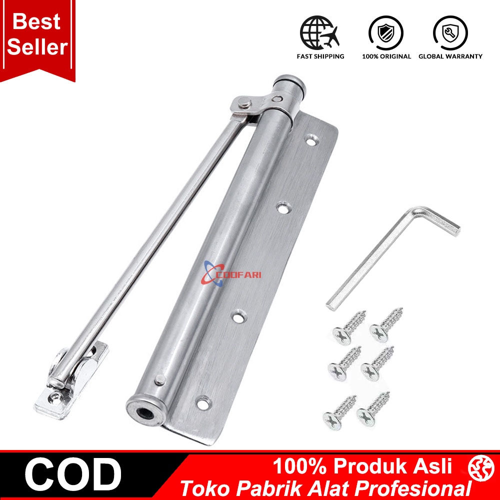 Door closer mini hidden / Alat penutup penahan pintu otomatis simple murah / Alat penahan pintu otomatis