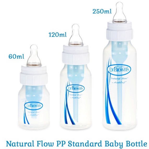 Dr Brown's natural flow reduces colic 60ml-120ml - 250ml