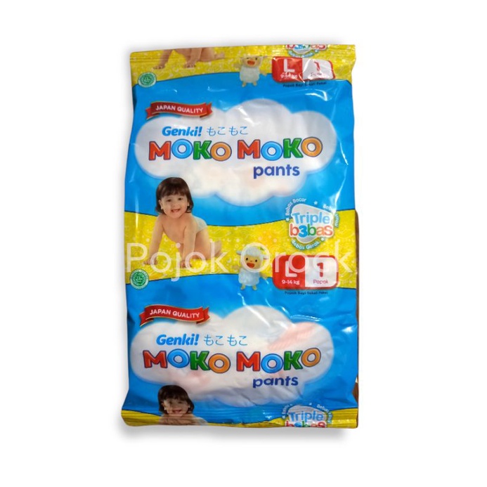 MOKO MOKO Pants Diapers M L XL Popok Bayi sekali pakai