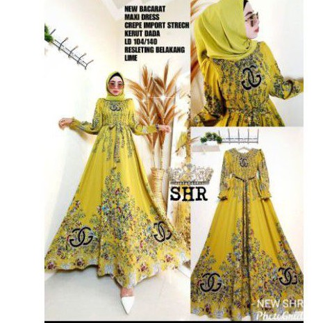 new Bacarat Maxi dress ORI SHR
