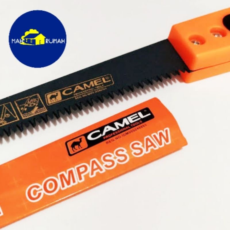 Gergaji Graji Kayu Lancip COMPASS SAW TEFLON 14&quot; 14inch gg PVC - CAMEL