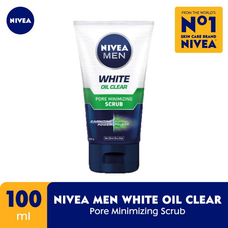 Nivea Men White Oil Clear Pore Minimizing SCRUB 100ML