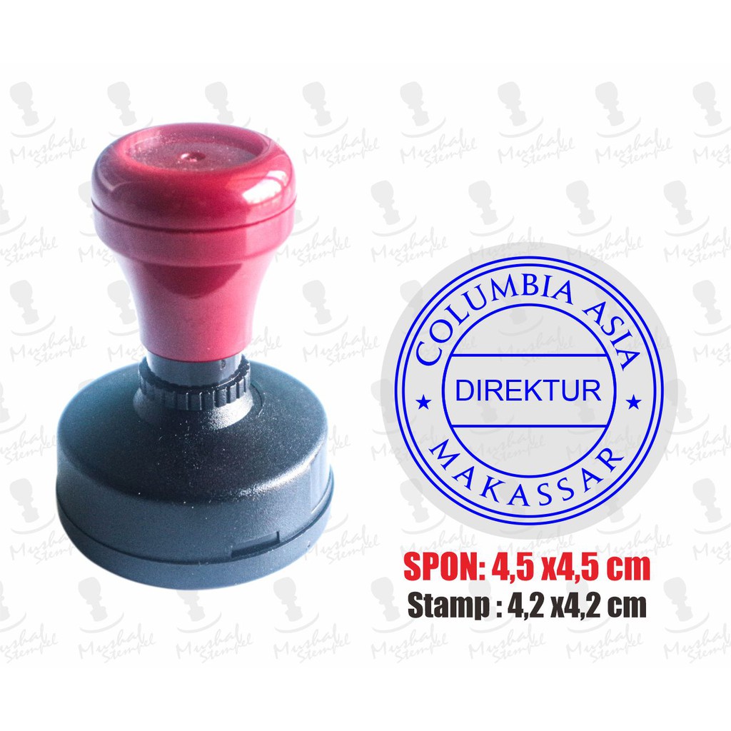 

Stempel Flash Warna Bundar / Stempel Toko / Kantor