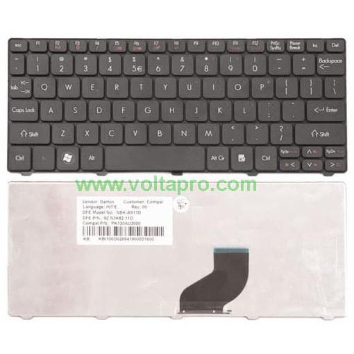 KEYBOARD ACER ASPIRE ONE HAPPY AO532H AO521 D255 AO255 AO257 D260 D270