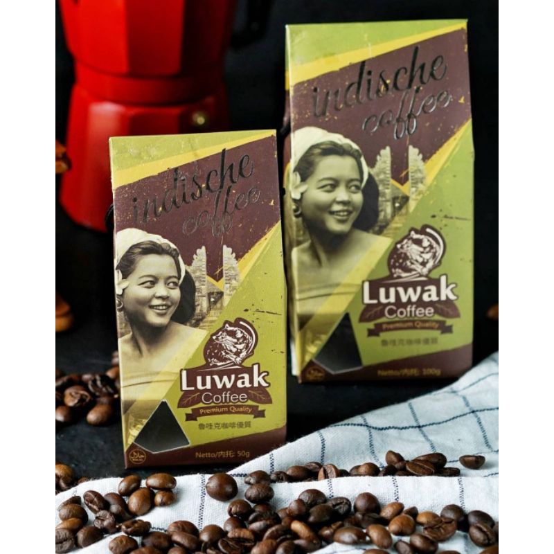 

KOPI LUWAK BALI PREMIUM KINTAMANI ASLI BALI "INDISCHE COFFEE" 50gr