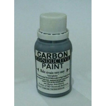 Carbon Conductive  paint cat penghatar arus listrik wire glue  shielding hum noise gitar elektrik