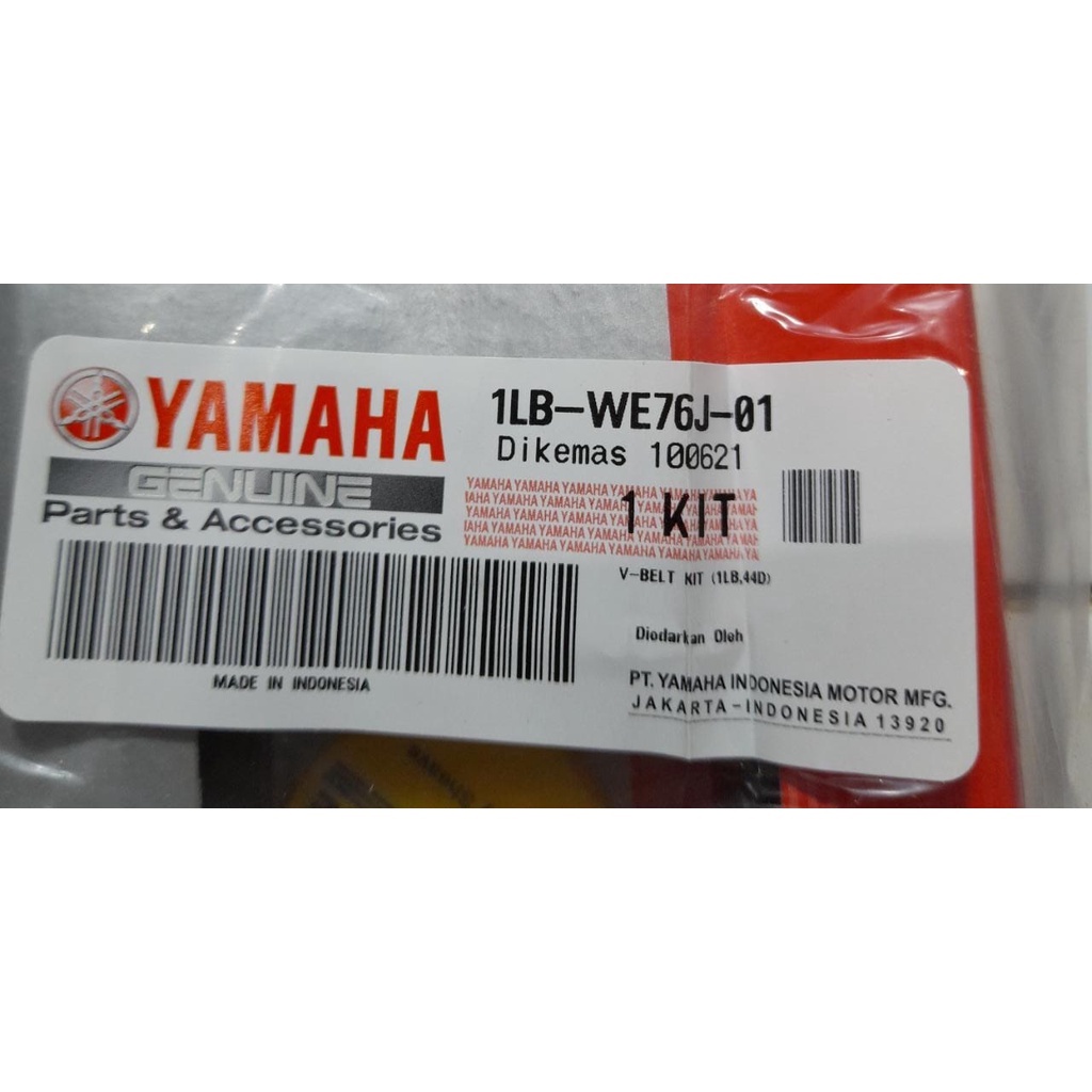 V Belt Set Van Belt Set Ban Penggerak Set Yamaha Xeon Xeon RC Aerox 125 1LB WE76J 01