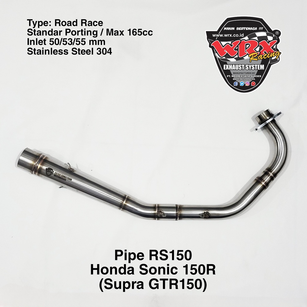 Knalpot WRX RS150 Sonic 150R