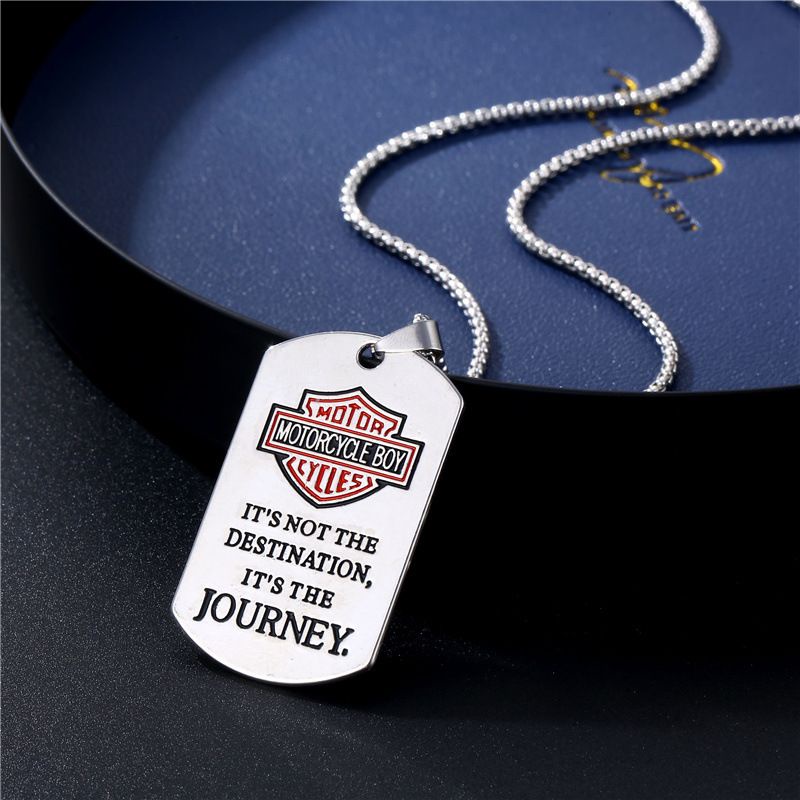 kalung motor pria titanium kalung rantai hip hop fashion keren