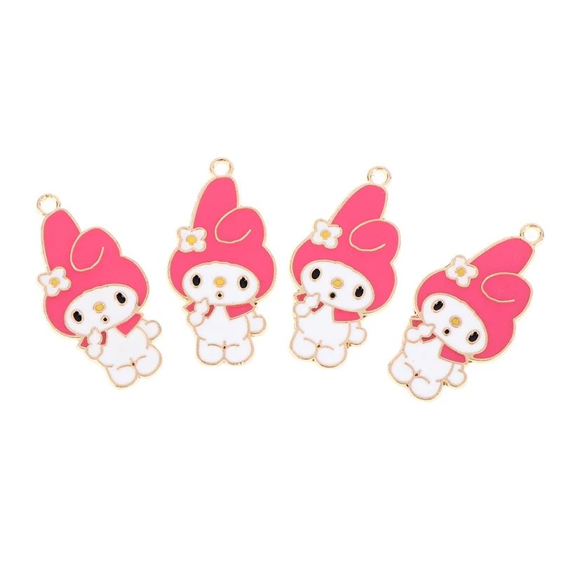 10 PCS Enamel Liontin Boneka Lucu/Charm Korea Untuk Membuat Perhiasan