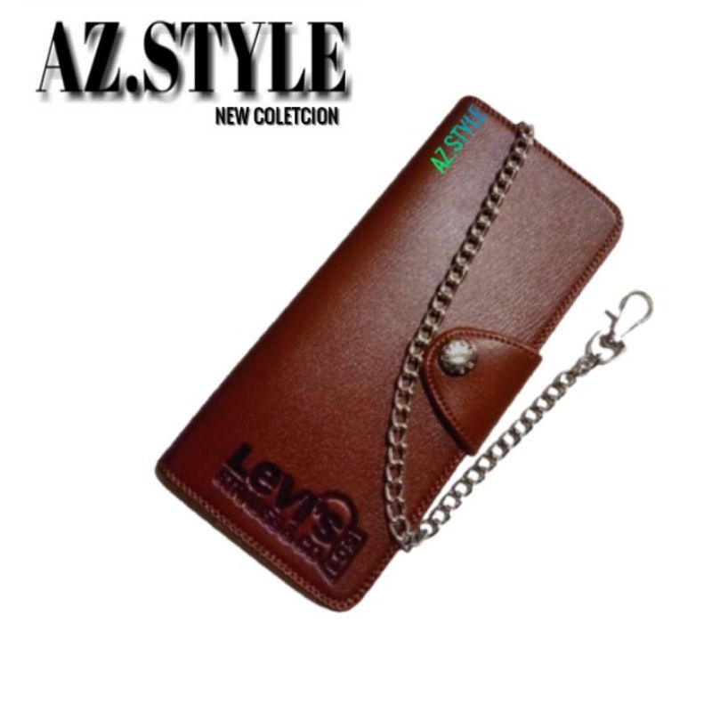 AZ. STYLE-DOMPET PRIA RANTAI / DOMPET PANJANG/DOMPET KULIT