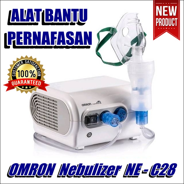 nebulizer omron ne c28 alat bantu pernapasan sesak nafas alat terapi uap asma original bergaransi