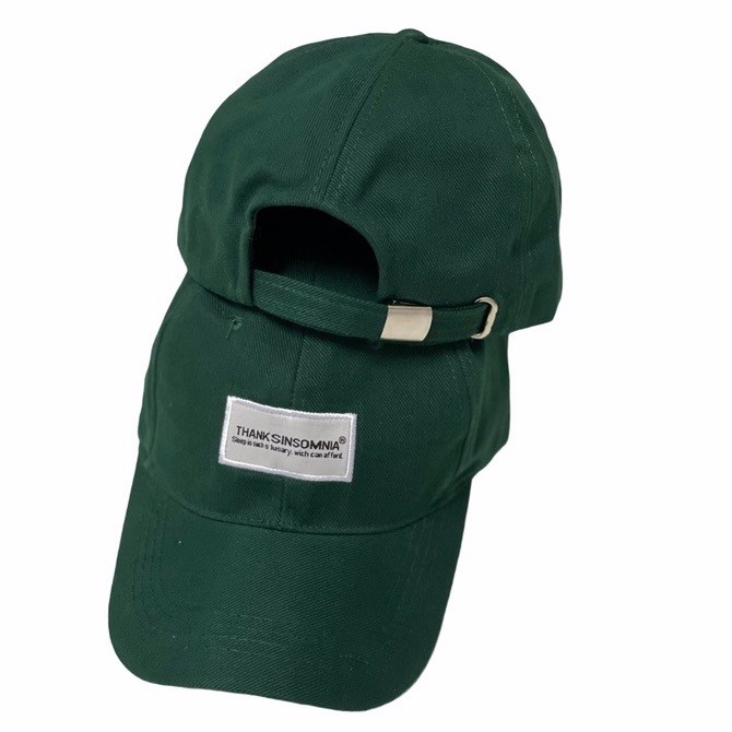 Topi THANKSINSOMNIA Baseball Bordir Korea Pria Wanita