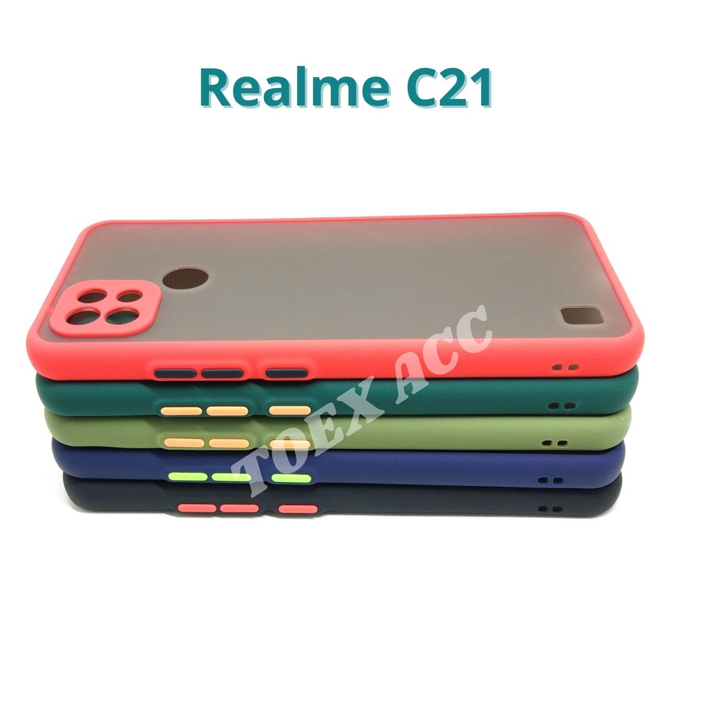 TOEX Case Realme C15 / C21 C25 / C20 C20A C11 2021  - Casing Aero Pelindung Kamera