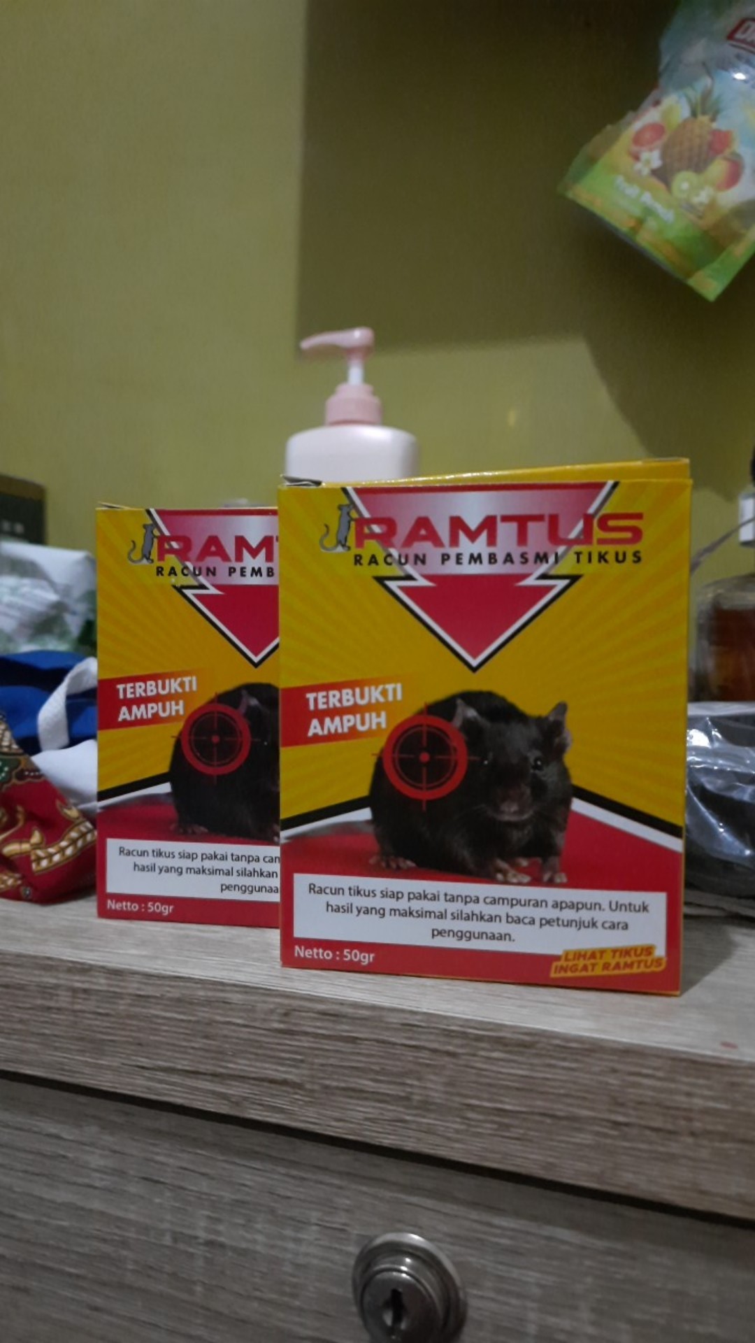 Racun Tikus Ramtus Original Paling Ampuh Mati Kering Jebakan Tikus Manjur
