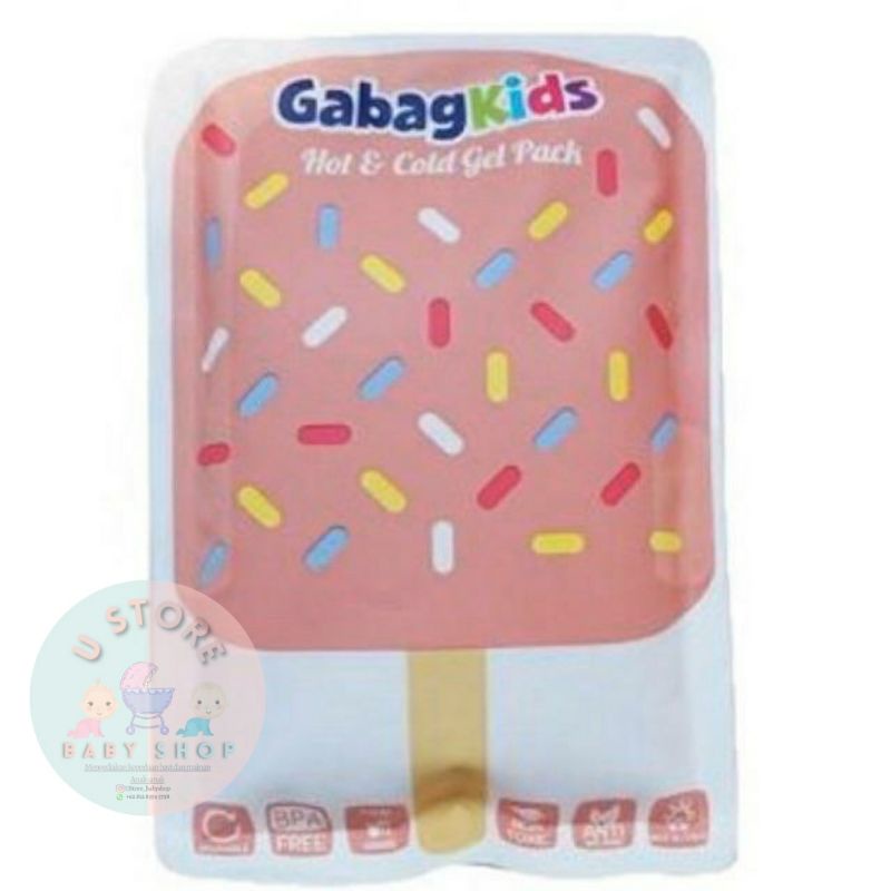 Gel Ice gabag Ice gel gabag Pendingin tas asi / Cooler bag / Ice Gel Hot and Cold 200 ml