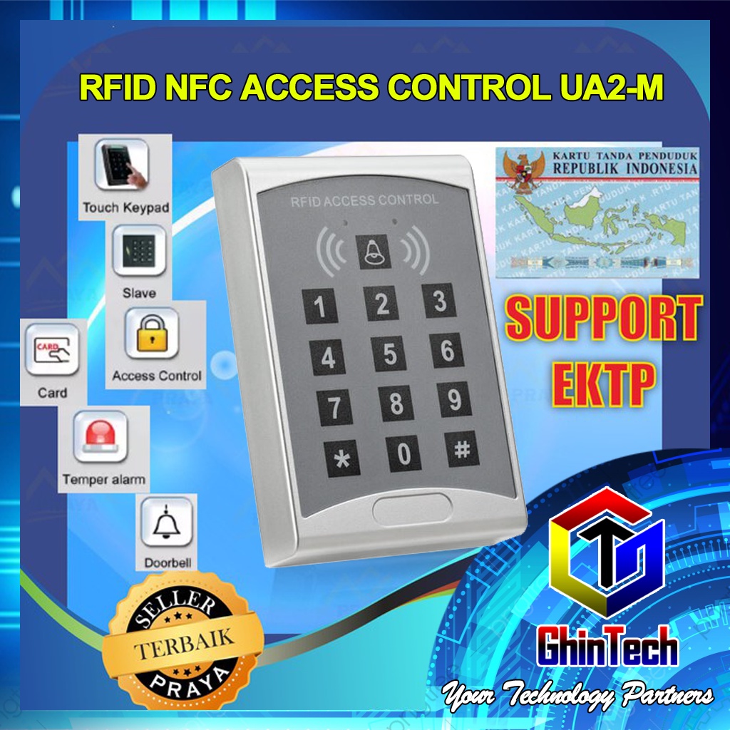 Jual RFID NFC ACCESS CONTROL 125 KHz Standalone Access Control Reader