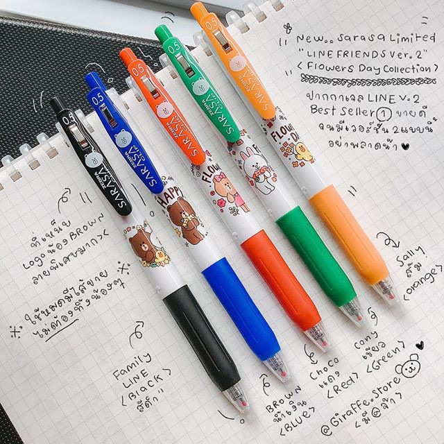 Jual STATIONERY HAUL Pen/Pulpen/Bulpen Sarasa Line 0.5mm Limited