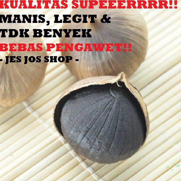 

miring** Bawang Hitam Tunggal / Black Garlic Tunggal 250 Gram ☻