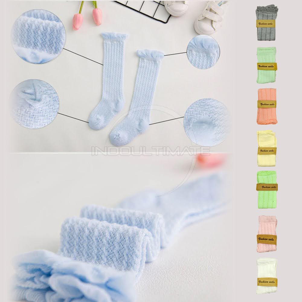 Kaos Kaki Panjang Anak (0-5 Thn) Kaos Kaki Bayi Baby Girl Socks KKA-012 Alas Kaki Anak