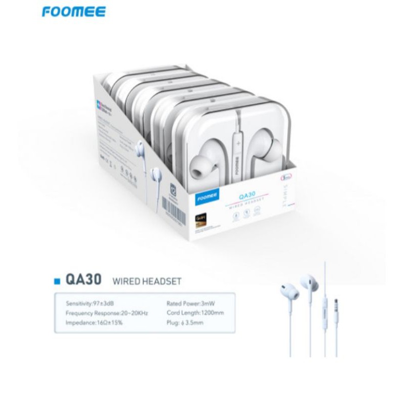 haedset earphone QA30 Foomee