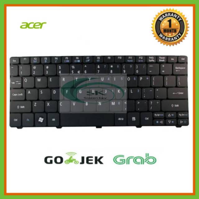 Keyboard Acer Aspire One 722 AO722 751 751H