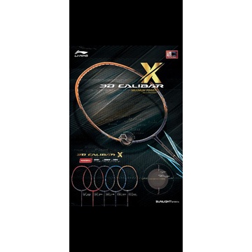 Raket badminton Li Ning 3d calibar x