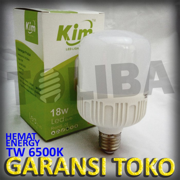 lampu led 18w 18 w 18watt 18 watt kim / lampu tabung listrik / garansi