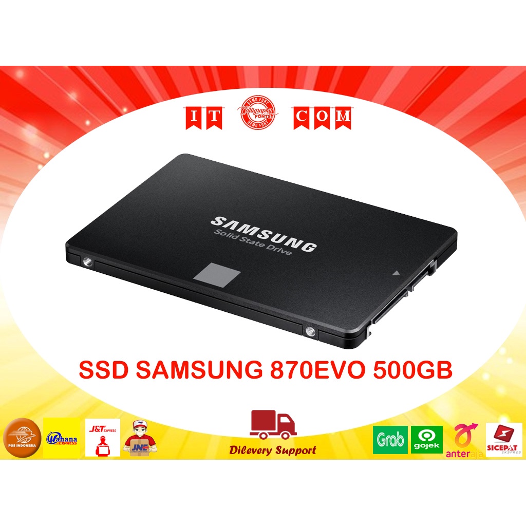 SSD SAMSUNG 870 EVO 500GB GARANSI 5 TAHUN