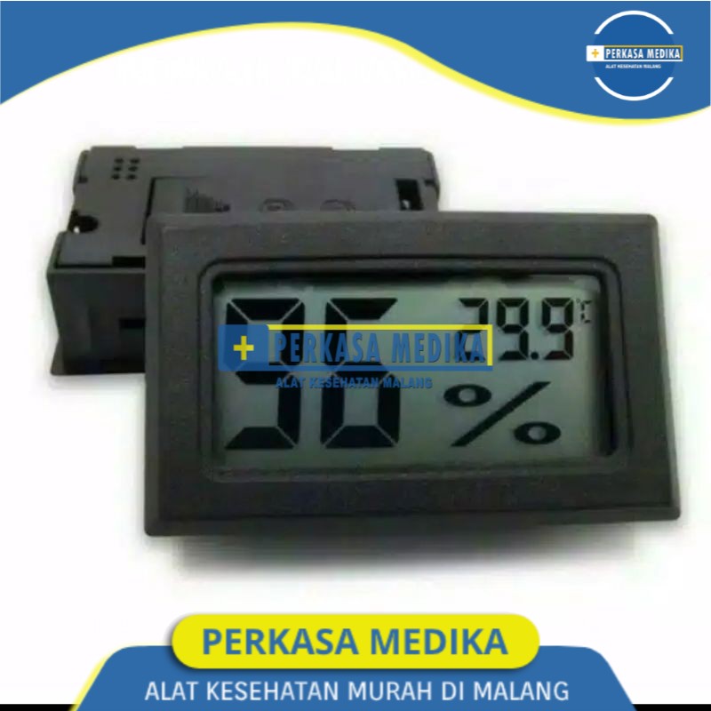 Thermometer Hygrometer Digital Humidity LCD Termometer Kelembaban Suhu Perkasa Medika Malang