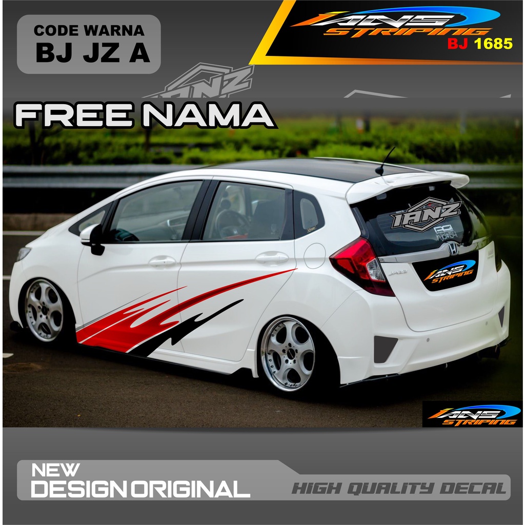 STICKER DECAL MOBIL AYLA TERBARU  / DECAL STICKER MOBIL / STIKER MOBIL / STIKER MOBIL BRIO, HONDA JAZZ, AGYA, AYLA