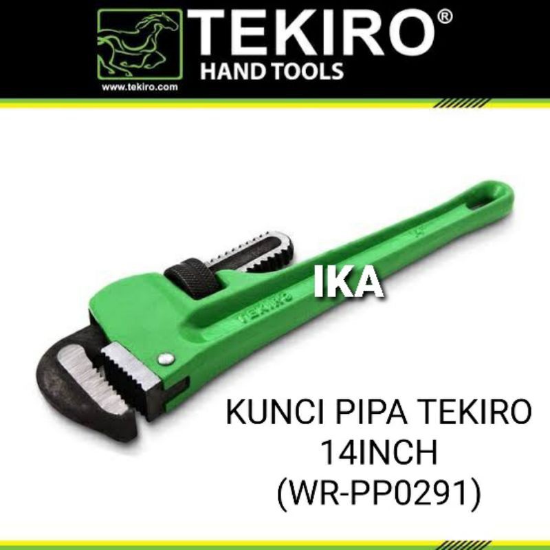 KUNCI PIPA TEKIRO 14 INCH (WR-PP0291) PIPE WRENCH RUBBER HANDLE HIGH QUALITY