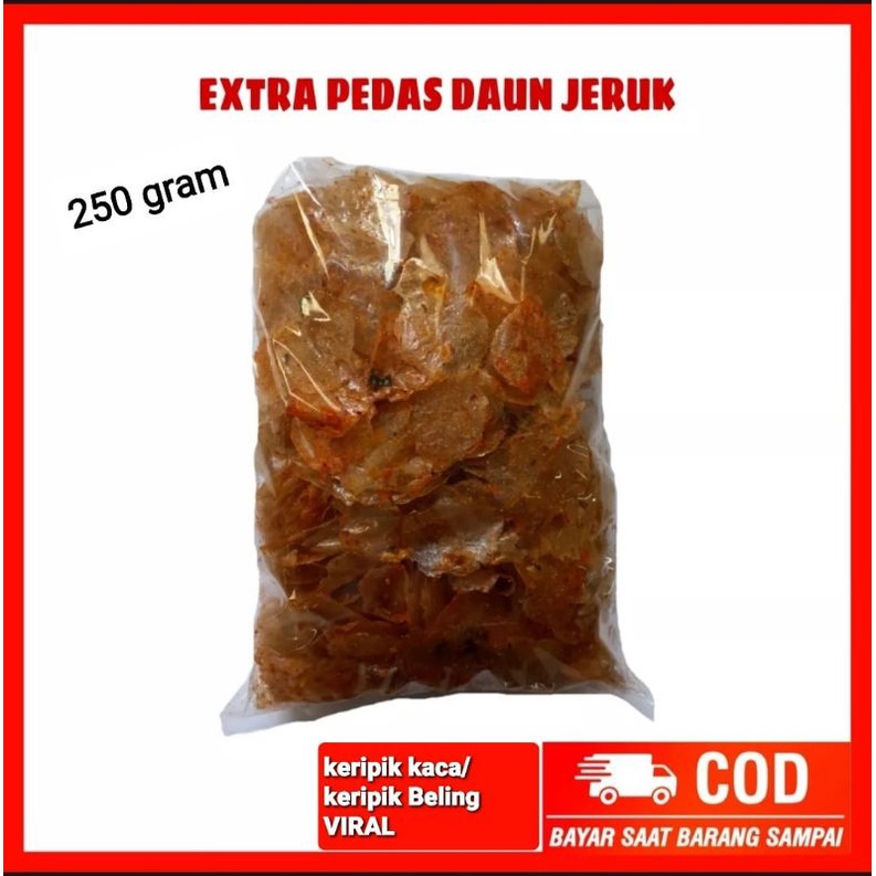 

kripik beling,kripik kaca daun jeruk Ter viral 250gram.