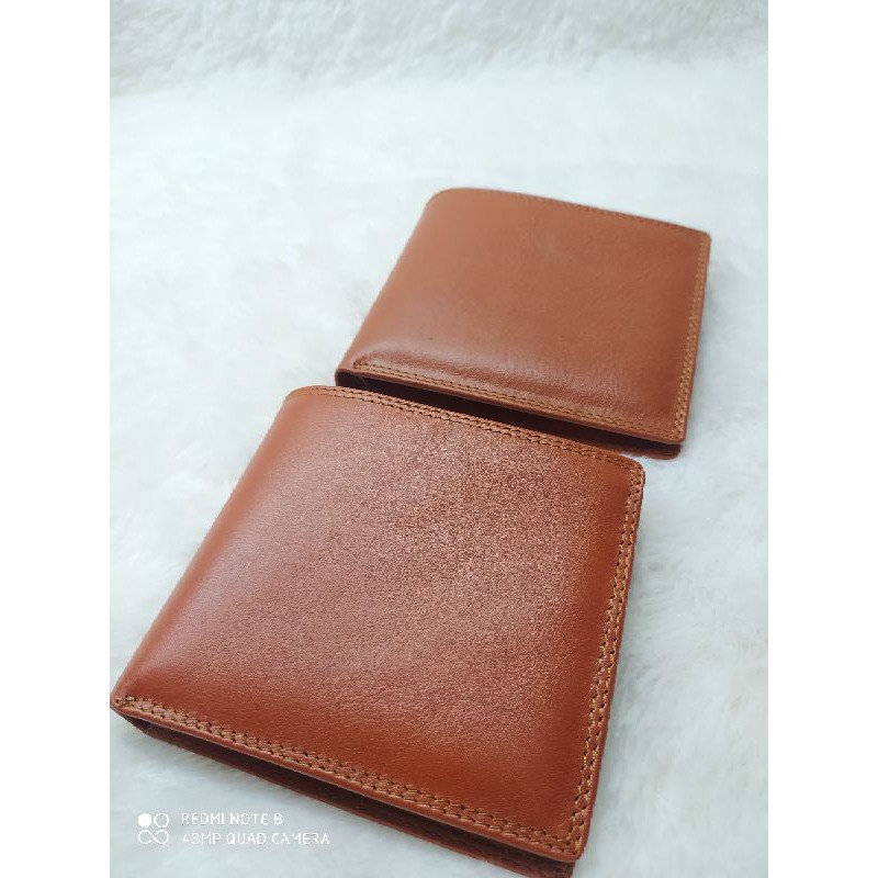 DOMPET KULIT SAPI ORIGINAL TANPA EMBOS POLOS FULL KULIT