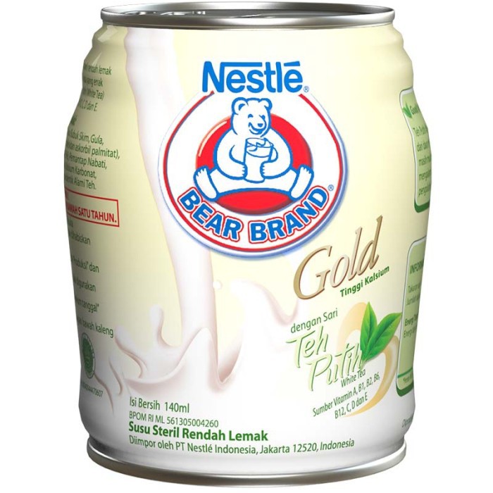 

Bear Brand Susu Encer Gold Teh Putih 140Ml