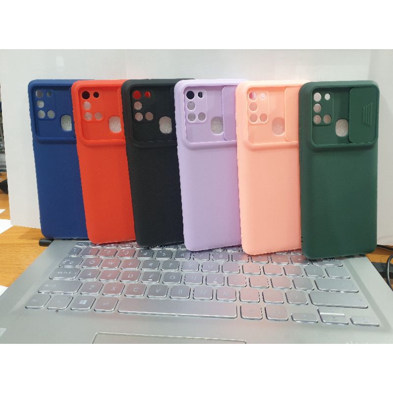 SLIDE CASE SAMSUNG A21S - SOFCASE SLIDE SAMSUNG A21S PELINDUNG KAMERA