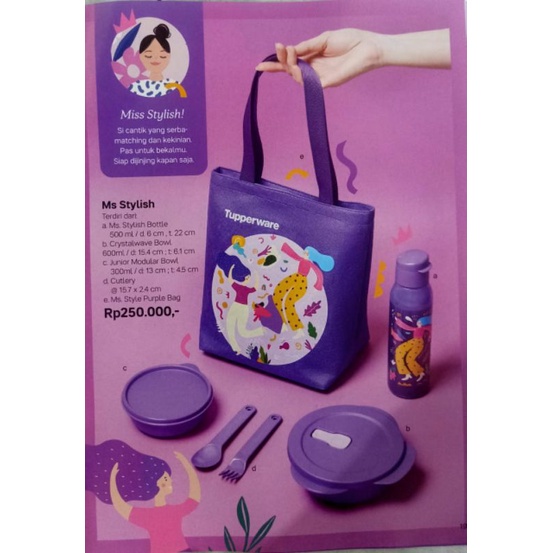 Lunch box set tupperware