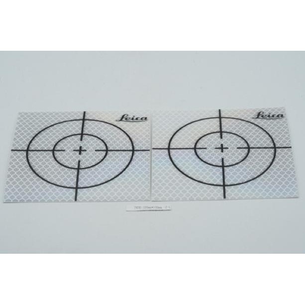

Reflector 100x100mm 10x10 cm Sheet Silver - Survey Sticker Target - Stiker Target Prisma - Leica (K