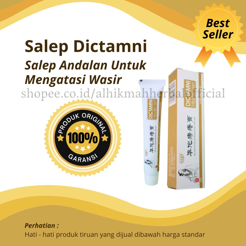 Dictamni Salep Cina Ampuh Herbal Wasir Korea/ Ambeian / BAB Bardarah / Sembelit