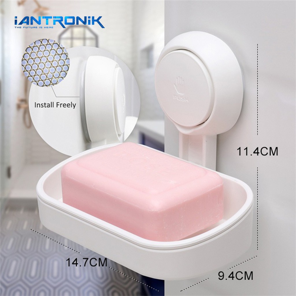 KIYOTE Soap Holder Vacuum Suction Cup Hook - Tatakan Tempat Sabun Tempel Dinding