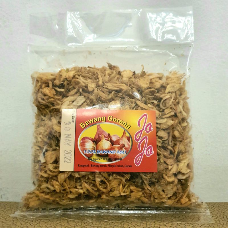 

Bawang Goreng Asli Sumenep 130 Gram Bawang Merah Goreng Jojo Tanpa Tepung - Harga Murah