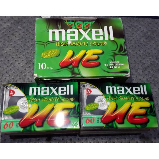 Kaset Pita Tape kosong Maxell UE 60