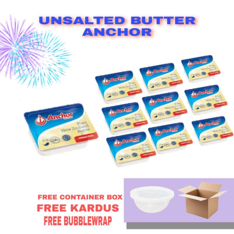 

UNSALTED SALTED BUTTER ANCHOR 5pcs 10pcs dan 20pcs free container box