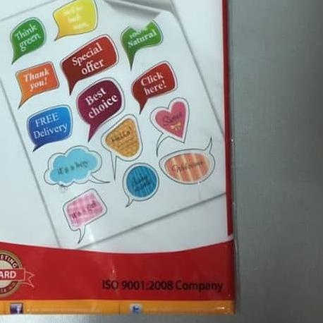 

➲ Glossy Sticker Paper e-Print 135gsm 20Lembar A4 Kertas Stiker ePrint ♧