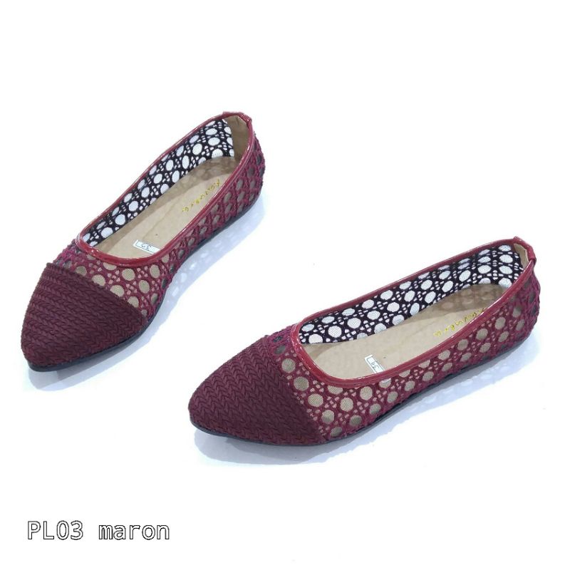 BORNEO SEPATU FLAT FLATSHOES BRUKAT PL03 BY XAVY