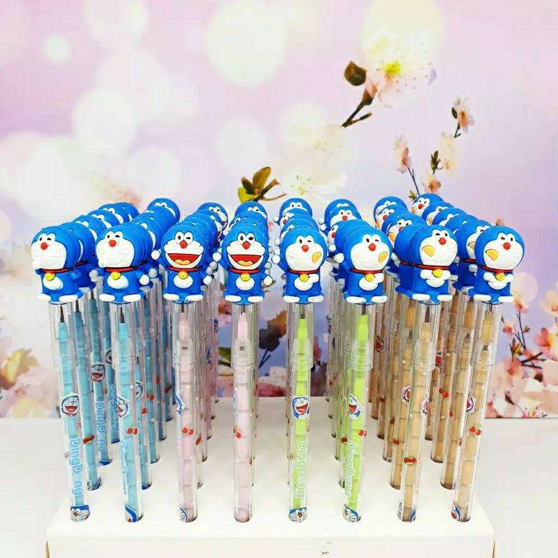 

PENSIL BENSIA SUSUN TUSUK SAMBUNG LANTU HELLO KITTY DORAEMON