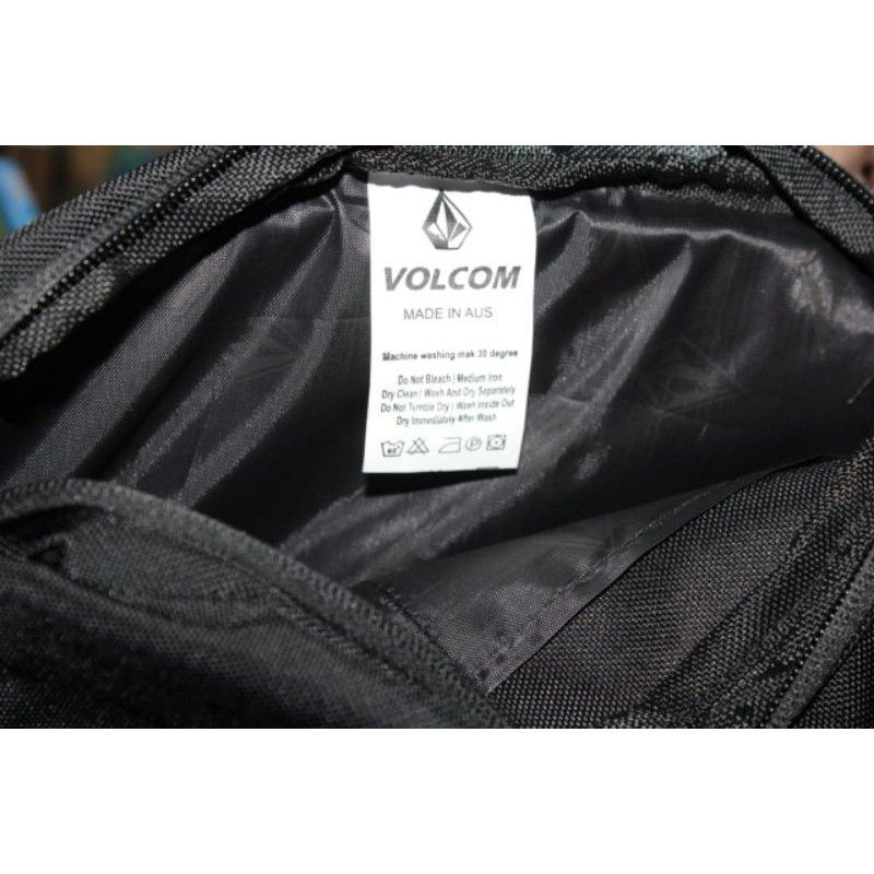 Tas Slempang Waistbag VOLCOM TDB/ Tas volcom G.O Logo Besi