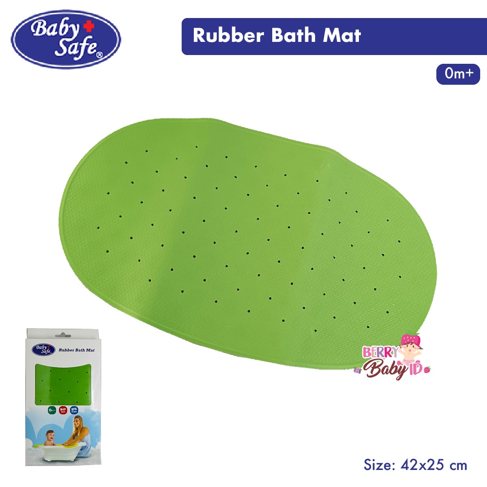 Baby Safe Rubber Bath Mat Karet Bak Mandi Bayi Alas Mandi Bayi 0m+ Berry Mart