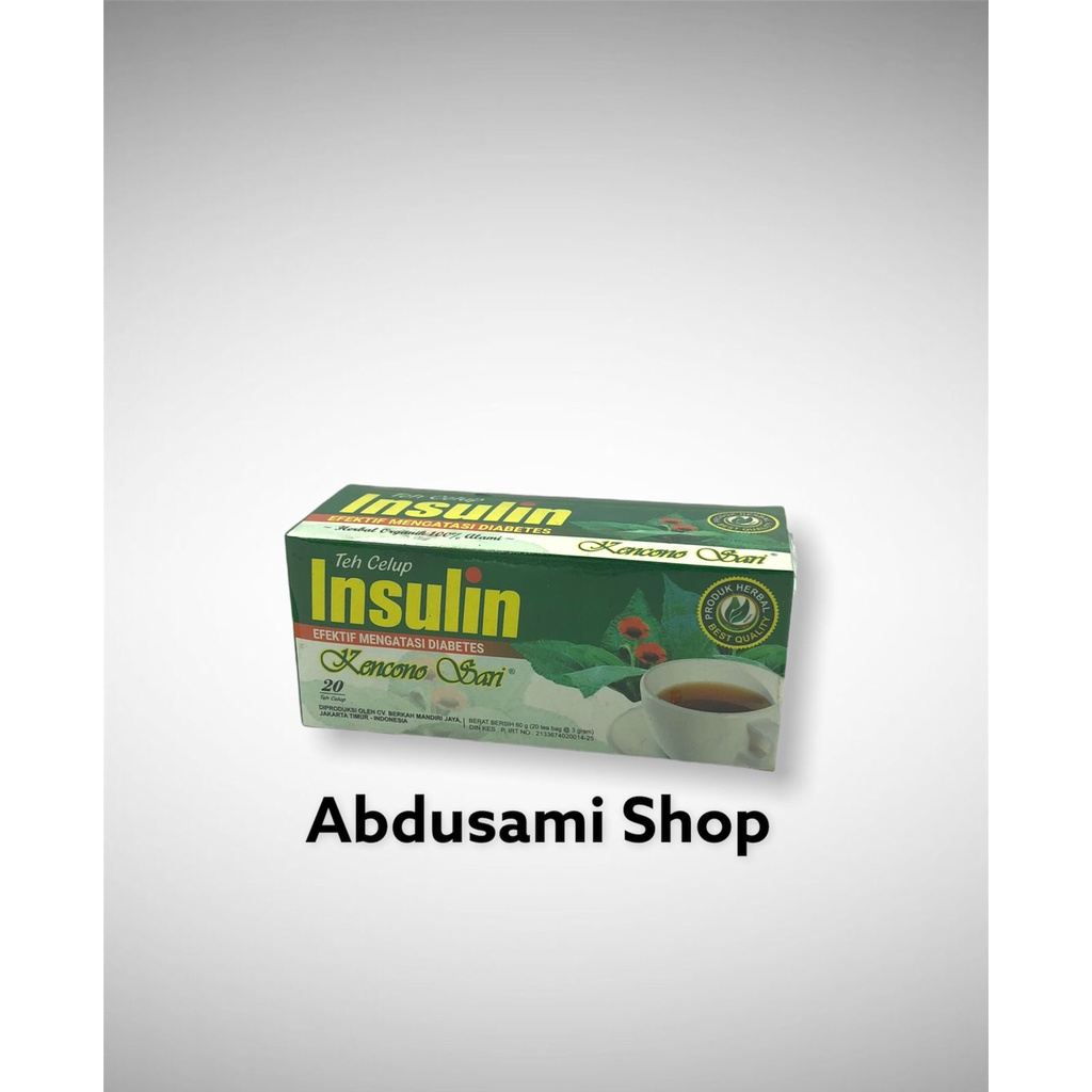 

Teh celup insulin kencono sari insulin original